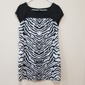 Express Zebra Print Dress